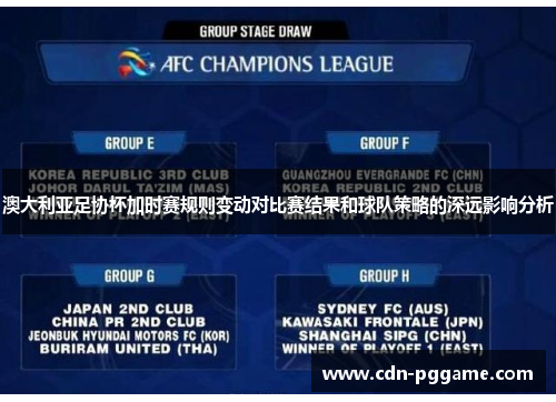 澳大利亚足协杯加时赛规则变动对比赛结果和球队策略的深远影响分析